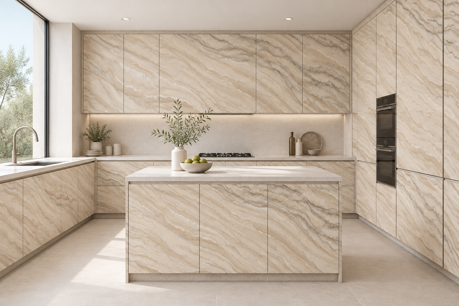 Kitchen design visualization with Dune HG3004 cabinetry