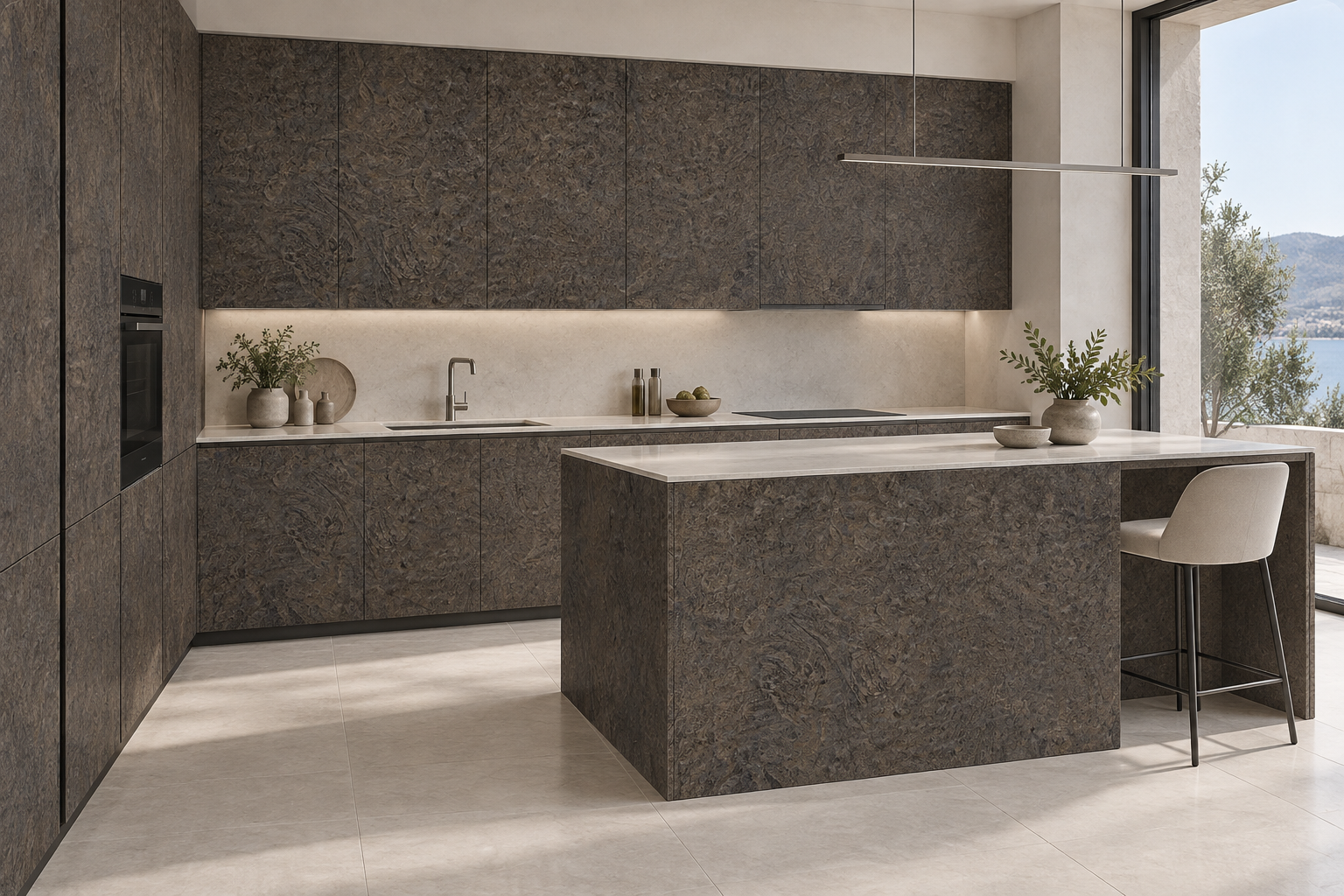 Kitchen design visualization with Verona HZ3026 cabinetry