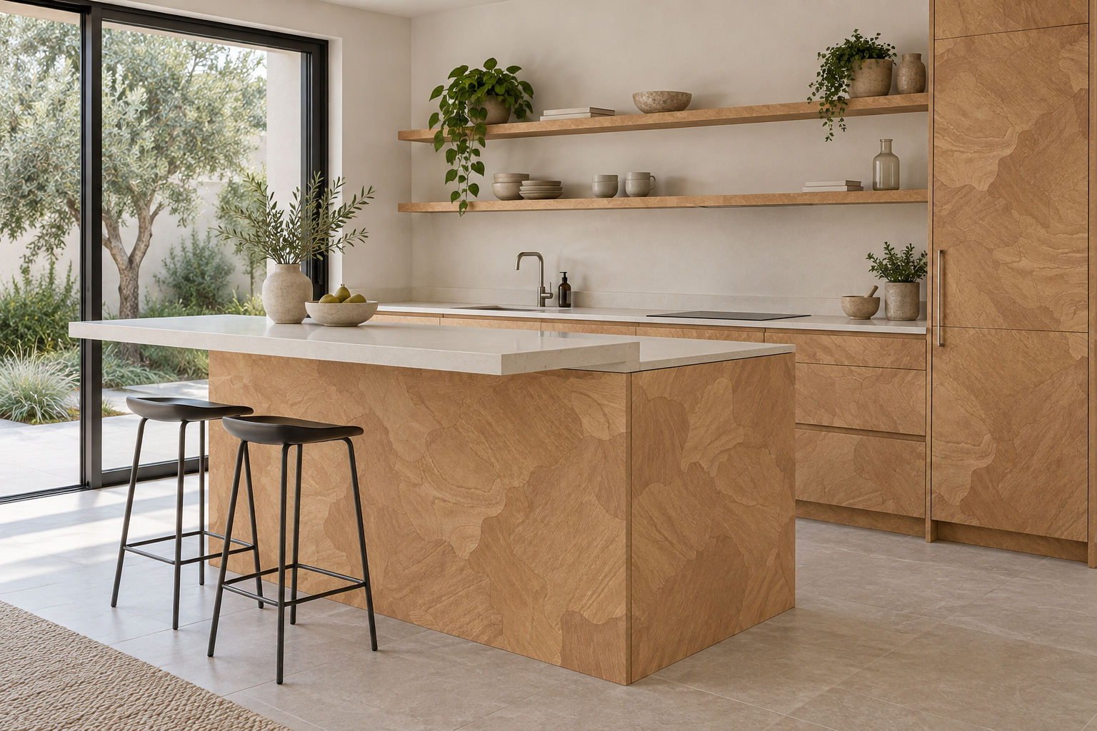 Kitchen design visualization with Rocklein HZ3027 cabinetry